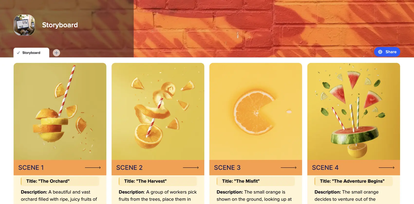 Free Storyboard Template