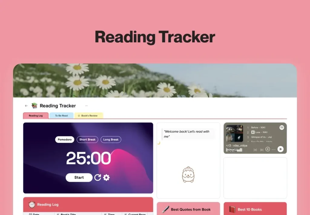 Reading Tracker