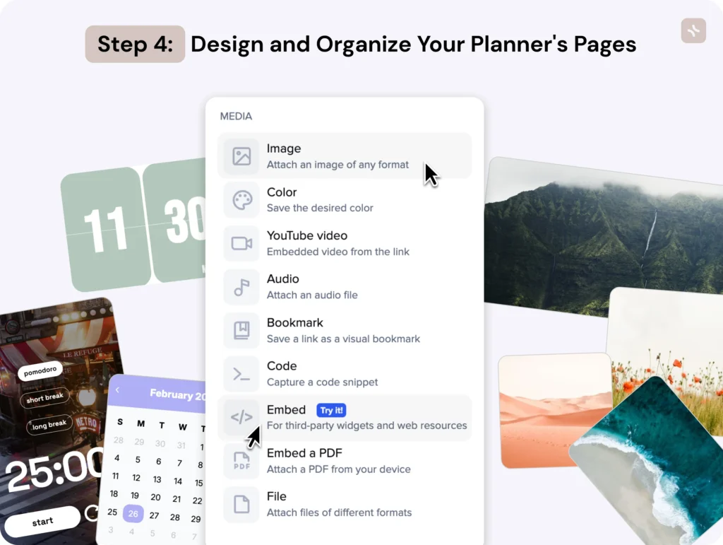 Design and Organize Your Planner's Pages