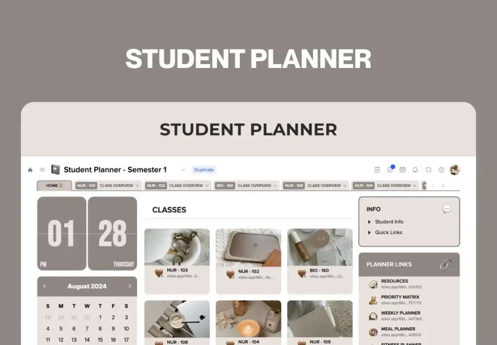 Student Planner by Kae Digital Design