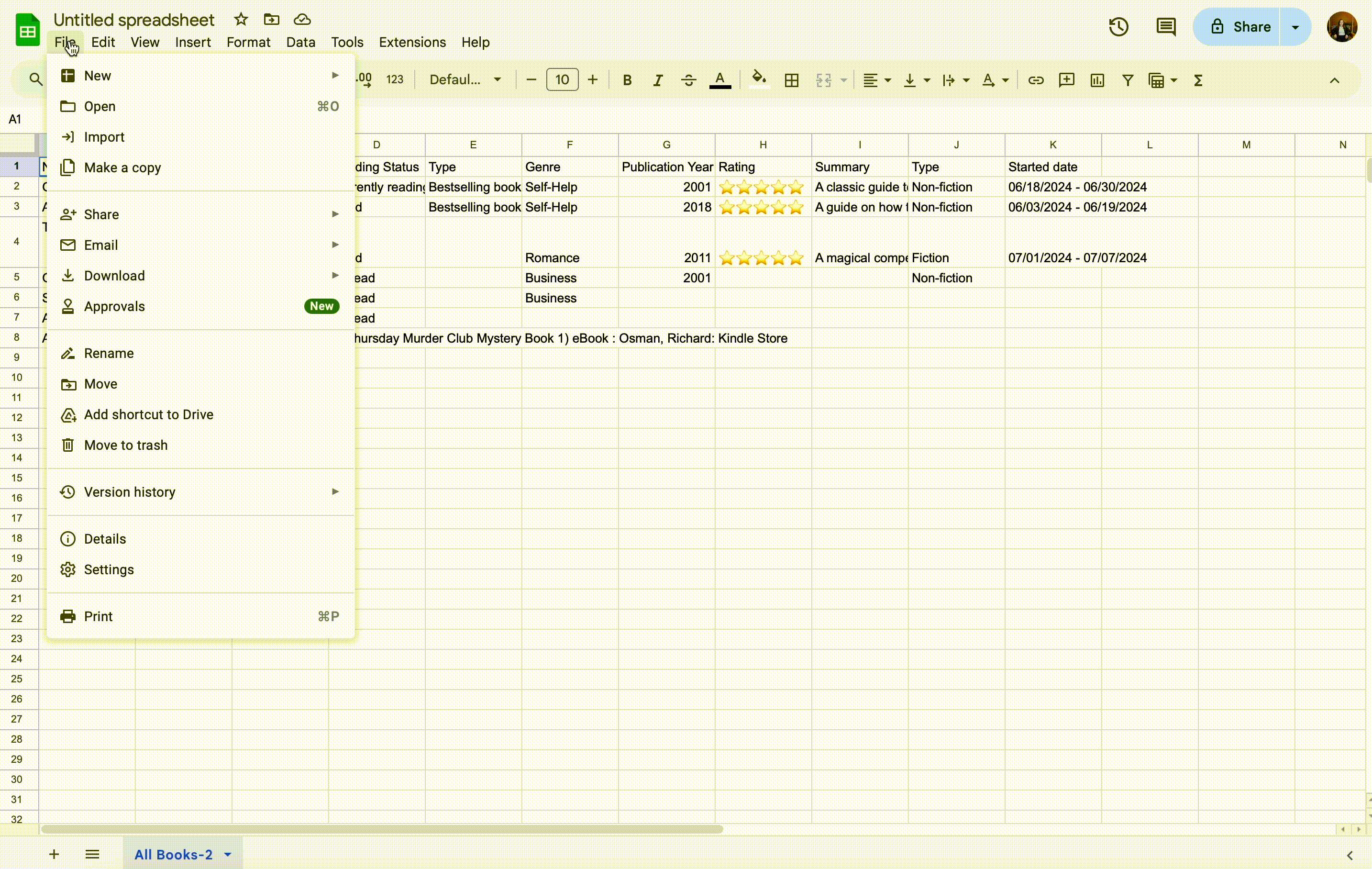 import CSV